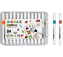 Набір акрилових маркерів 206А-24 24 кольори