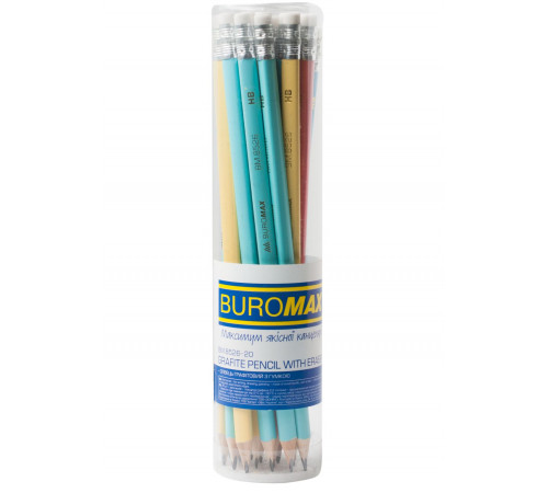 Олівець простий Buromax Pastel