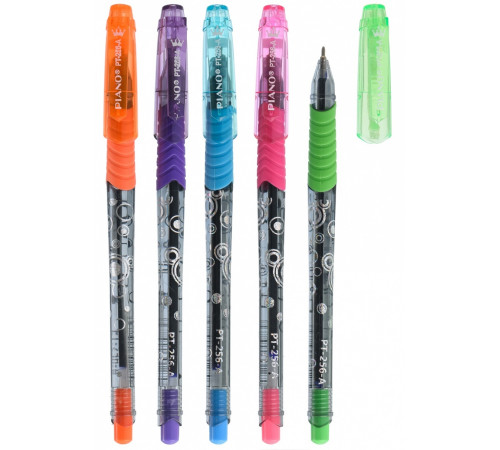 Ручка масляная Piano РТ-256-А Soft Ink Pen синяя