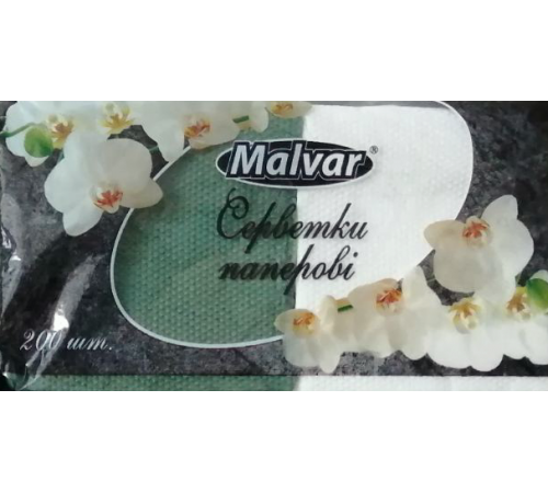 Серветка Malvar мікс 200 шт