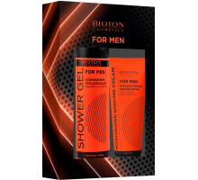 Подарунковий набір для чоловіків Bioton Cosmetics (Гель для душу 250 мл + Крем для гоління 75 мл)