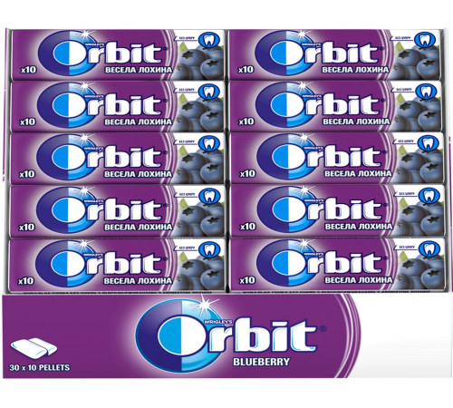 Жувальна гумка Orbit Blueberry