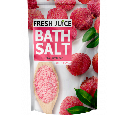 Соль для ванн с пеной Fresh Juice Litchi & Rambutan дой-пак 500 г