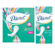 Щоденні гігієнічні прокладки Discreet Multiform Deo Water Lily 100+20 шт