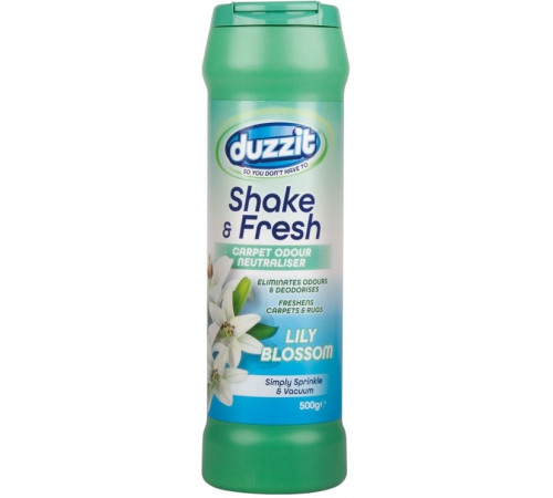 Освіжувач для килимів з нейтралізацією запаху Duzzit Shake & Fresh Лілія 500 г