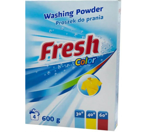Пральний порошок Fresh Color 600 г 4 цикли прання
