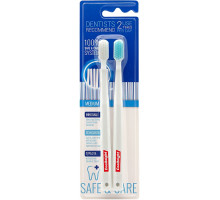 Зубна щітка Coolbright Safe & Care Medium 2 шт