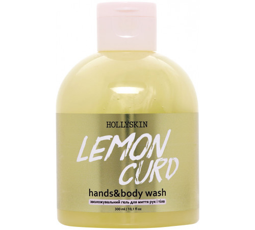 Увлажняющий гель для мытья рук и тела Hollyskin Lemon Curd 300 мл