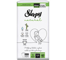 Подгузники Sleepy Natural 1 (2-5 кг) 40 шт
