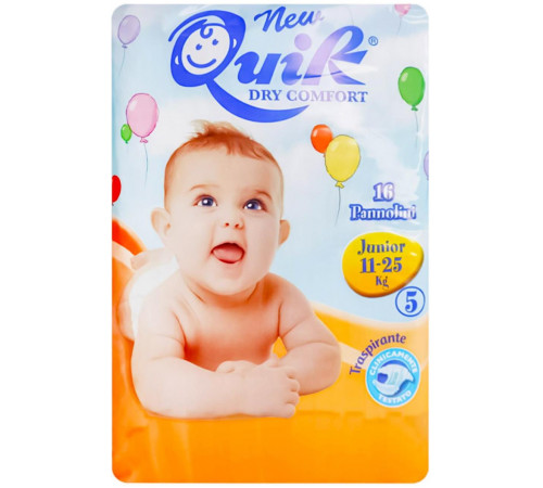 Подгузники детские Quik 5 (11-25 кг) 16 шт