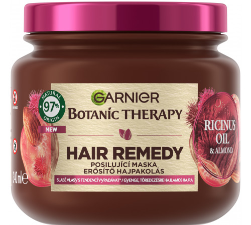 Маска для волосся Garnier Botanic Therapy Касторова Олія та Мигдаль 340 мл