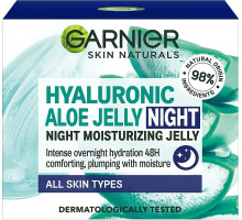 Гіалуроновий зволожуючий Алое-гель Garnier Skin Naturals Нічний для всіх типів шкіри 50 мл