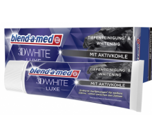 Зубная паста Blend-a-med 3D White Luxe Mit Aktivkohle  75 мл