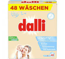 Стиральный порошок для детских вещей Dalli Sensitiv 3.12 кг 48 циклов стирки