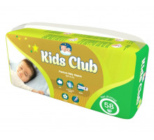 Підгузки дитячі Kids Club Soft&Dry 4 Maxi 9-20 кг 58 шт