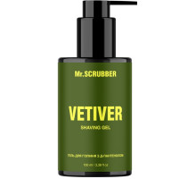 Гель для гоління з д-пантенолом Mr. Scrubber Vetiver 100 мл