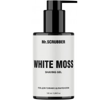 Гель для гоління з д-пантенолом Mr. Scrubber White Moss 100 мл
