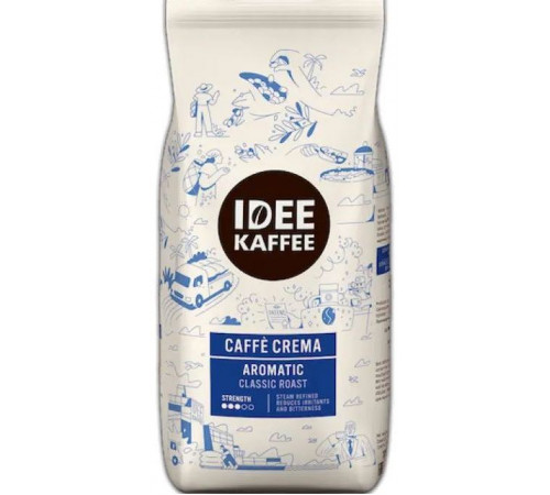 Кава в зернах Idee Kaffee Crema 1 кг Кава в зернах Idee Kaffee Crema 1 кг