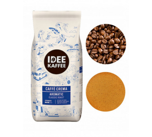 Кава в зернах Idee Kaffee Crema 1 кг Кава в зернах Idee Kaffee Crema 1 кг