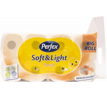Туалетний папір Perfex Soft & Light Peach 3 шари 16 рулонів