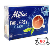 Чай Milton Earl Grey Strong 80 пакетиків 120 г