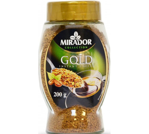 Кофе растворимый Mirador Gold 200 г