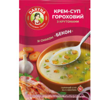 Крем-суп Гороховый Daryna со вкусом Бекон с крутонами 18 г