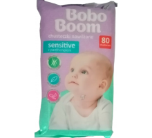 Серветки вологі дитячі Bobo Boom Sensitive z pantenolеm 80 шт