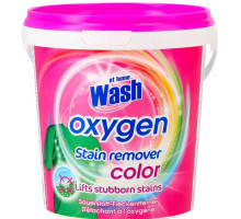 Кисневий плямовивідник Wash Oxygen для кольорових тканин 1 кг