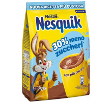 Шоколадний напій Nesquik пакет -30% цукру 300 г