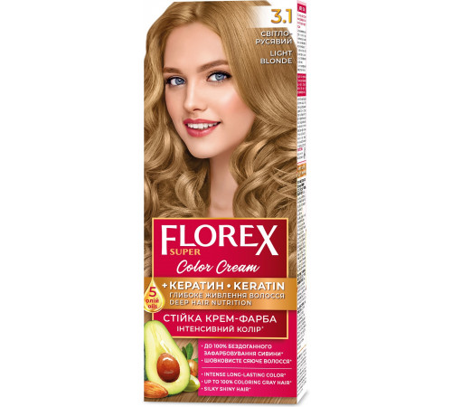 Краска для волос Florex Super 3.1 Светло-Русый