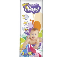 Подгузники Sleepy New 3 (5-9 кг) 40 шт