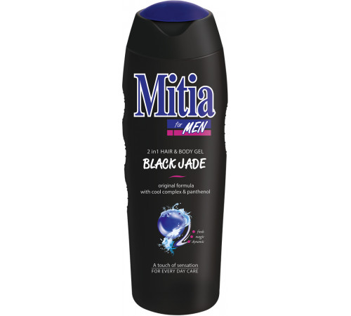Гель-шампунь для душу Mitia 2in1 Black Jade 750 мл