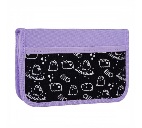 Пенал шкільний Yes 533628 Pusheen the Cat твердий одинарний з двома клапанами Пенал шкільний Yes 533628 Pusheen the Cat твердий одинарний з двома клапанами