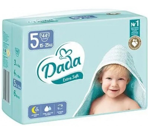 Підгузки Dada Extra Soft 5 (15-25 кг) 44 шт