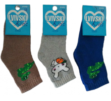 Дитячі махрові шкарпетки Lvivski Kids 12 розмір