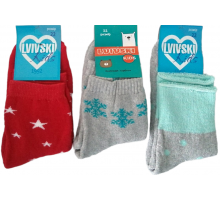 Детские махровые носки Lvivski Kids 22 размер