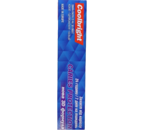 Зубная паста Coolbright Caries Protection 3D формула 75 мл
