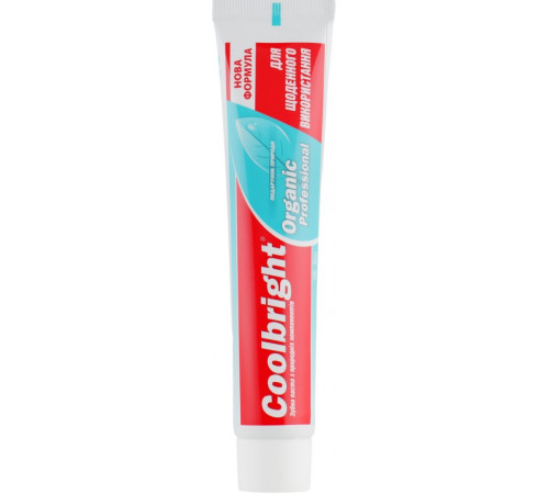 Зубная паста Coolbright Organic 80 мл