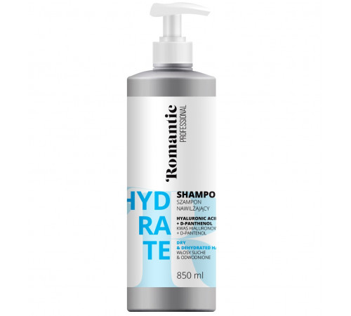 Шампунь для волосся Romantic Professional Hydrate для сухого волосся 850 мл