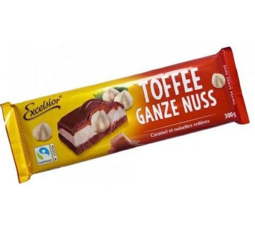 Шоколад Excelsior Toffee Ganze Nuss 300 г