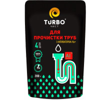 Средство для прочистки труб Turbo чист в гранулах с активатором AL+ 200 г