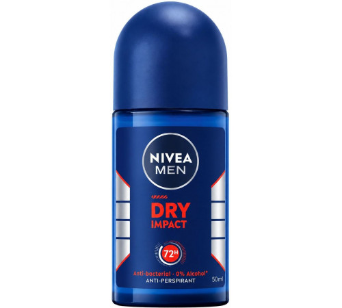 Дезодорант кульковий чоловічий Nivea Dry Impact 50 мл