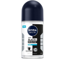 Дезодорант кульковий чоловічий Nivea Black & White Invisible Fresh 50 мл