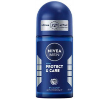 Дезодорант кульковий чоловічий Nivea Protect & Care 72H 50 мл