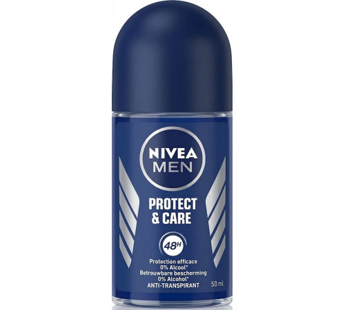 Дезодорант кульковий чоловічий Nivea Protect & Care 48H 50 мл