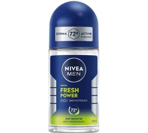 Дезодорант кульковий чоловічий Nivea Fresh Power 50 мл