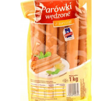 Сосиски курячі Parowki Wedzone 1кг