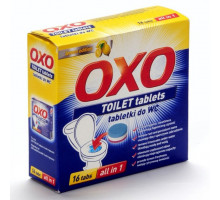 Таблетки для унітазу OXO з ароматом лимона 16 шт (ціна за 1 шт)