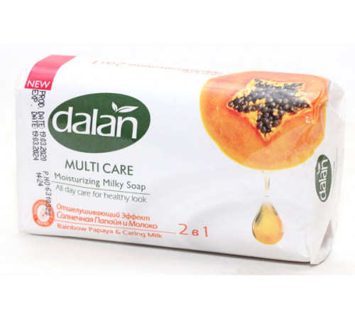 Мило Dalan Multi Care Сонячна папая та молоко 150 г